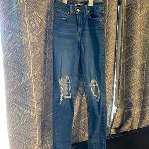 Levis Mile High skinny jeans